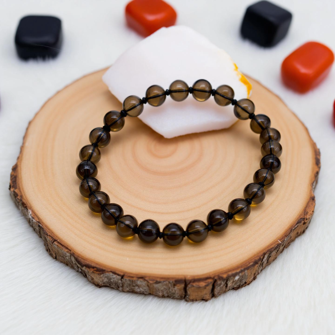 SMOKEY QUARTZ BRACLET